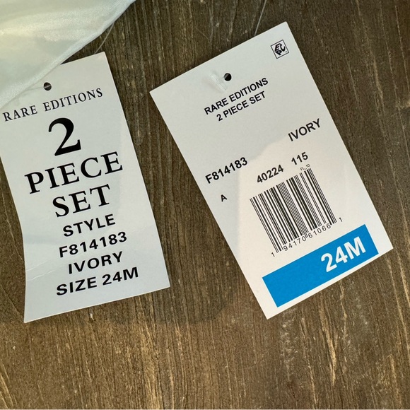 NWT Rare Editions Baby Girl Embroidered Dress with Matching Bloomers 24 Months - Picture 7 of 7